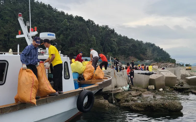 수중정화작업 봉사활동