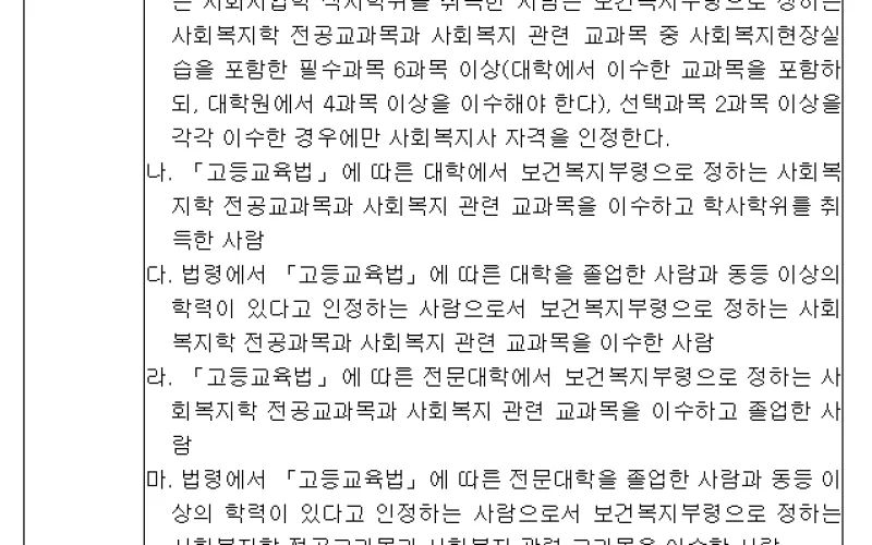 의료·학교사회복지사 국가자격 제도 시행